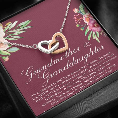 grandmother to granddaughter necklace